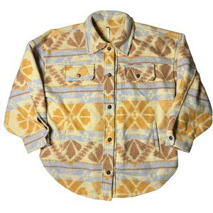 Free People Jacquard Ruby Jacket Sedona Size Medium